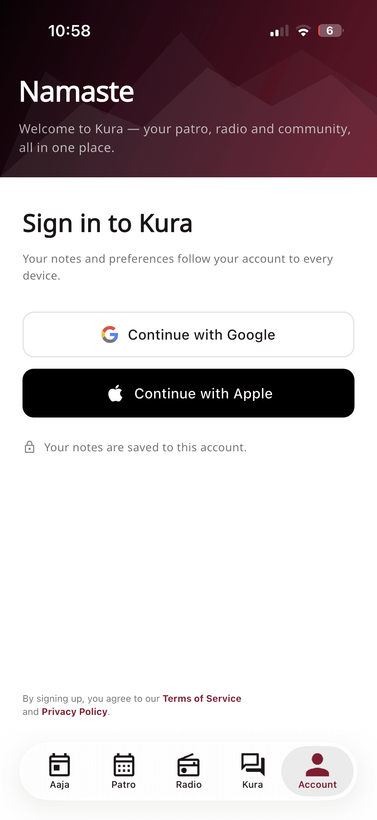 One sign-in, everything follows