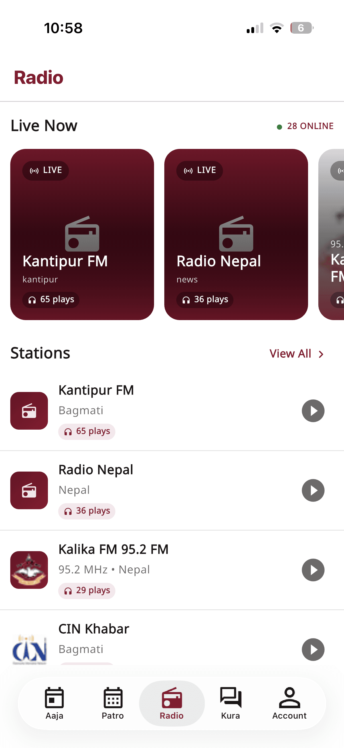 Home, still on air